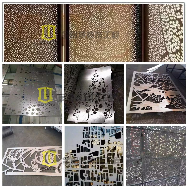 金鋁質(zhì)藝術(shù)雕花鏤空鋁單板實例